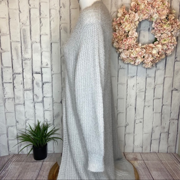 NWOT 21 Main gray soft duster cardigan Large - Picture 4 of 11